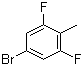 4-溴-2,6-二氟甲苯分子结构 (CAS 179617-08-4)