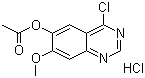 4-Chloro-6-acetoxy-7-methoxyquinazoline hydrochloride molecular structure (CAS 179688-54-1)