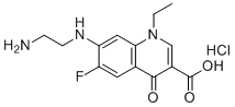CAS # 1797116-86-9, Norfloxacin EP Impurity B HCl, 7-[(2-Aminoethyl)amino]-1-ethyl-6-fluoro-4-oxo-1,4-dihydro-3-quinolinecarboxylic acid hydrochloride (1:1)