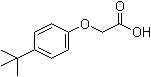 4-叔丁基苯氧基乙酸分子结构 (CAS 1798-04-5)