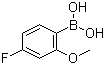 4-氟-2-甲氧基苯硼酸分子结构 (CAS 179899-07-1)