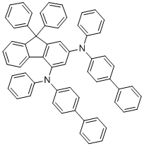 2-N,4-N,9,9-Tetraphenyl-2-N,4-N-bis(4-phenylphenyl)fluorene-2,4-diamine molecular structure (CAS 1799918-64-1)