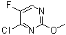 2-甲氧基-4-氯-5-氟嘧啶分子结构 (CAS 1801-06-5)