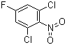 4-氟-2,6-二氯硝基苯分子结构 (CAS 180134-21-8)