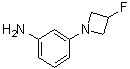 3-(3-Fluoro-1-azetidinyl)benzenamine molecular structure (CAS 1802413-24-6)
