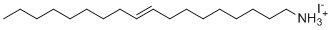 [(E)-octadec-9-enyl]azanium iodide molecular structure (CAS 1802520-56-4)