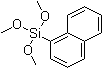 1-萘基三甲氧基硅烷分子结构 (CAS 18052-76-1)