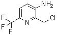 2-(Chloromethyl)-6-(trifluoromethyl)-3-pyridinamine molecular structure (CAS 1805479-58-6)
