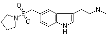 阿莫曲坦分子结构 (CAS 181183-52-8)