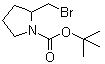 tert-Butyl 2-(bromomethyl)pyrrolidine-1-carboxylate molecular structure (CAS 181258-46-8)