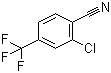 2-Chloro-4-(trifluoromethyl)benzonitrile molecular structure (CAS 1813-33-8)