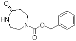 1-Cbz-[1,4]二氮杂庚烷-5-酮分子结构 (CAS 18158-16-2)