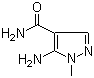 5-氨基-1-甲基吡唑-4-甲酰胺分子结构 (CAS 18213-75-7)