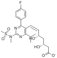 Rosuvastatin isomer-12 molecular structure (CAS 1821422-51-8)