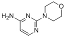 2-吗啉-4-基-嘧啶-4-基胺分子结构 (CAS 18215-94-6)