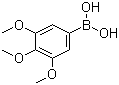3,4,5-三甲氧基苯硼酸分子结构 (CAS 182163-96-8)