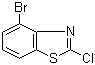 2-氯-4-溴苯并噻唑分子结构 (CAS 182344-57-6)