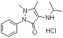 异丙基氨基比林盐酸盐分子结构 (CAS 18342-39-7)