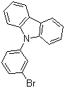 9-(3-溴苯基)-9H-咔唑分子结构 (CAS 185112-61-2)