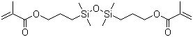 1,3-双(3-甲基丙烯酰氧基丙基)四甲基二硅氧烷分子结构 (CAS 18547-93-8)