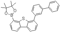 4-[1,1'-Biphenyl]-3-yl-6-(4,4,5,5-tetramethyl-1,3,2-dioxaborolan-2-yl)dibenzothiophene molecular structure (CAS 1858289-64-1)
