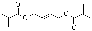 2-丁烯-1,4-二基双异丁烯酸酯分子结构 (CAS 18621-77-7)