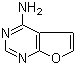 4-Aminofuro[2,3-d]pyrimidine molecular structure (CAS 186454-70-6)