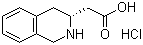 (R)-1,2,3,4-四氢异喹啉-3-乙酸盐酸盐分子结构 (CAS 187218-03-7)