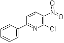 2-氯-3-硝基-6-苯基吡啶分子结构 (CAS 187242-88-2)