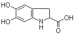 5,6-二羟基-2-吲哚啉甲酸分子结构 (CAS 18791-20-3)