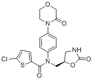 利伐沙班氧代胺酰胺杂质分子结构 (CAS 1879903-65-7)