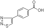 4-(1,2,3-Thiadiazol-4-yl)benzoic acid molecular structure (CAS 187999-31-1)