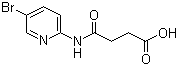4-[(5-Bromopyridin-2-yl)amino]-4-oxobutanoic acid molecular structure (CAS 188011-69-0)