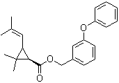 右旋苯醚菊酯分子结构 (CAS 188023-86-1)