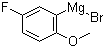 5-氟-2-甲氧基苯基溴化镁分子结构 (CAS 188132-02-7)