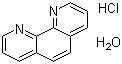 邻菲咯啉单盐酸盐一水合物分子结构 (CAS 18851-33-7)