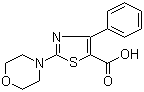 2-Morpholin-4-yl-4-phenylthiazole-5-carboxylic acid molecular structure (CAS 188679-21-2)