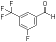 3-氟-5-(三氟甲基)苯甲醛分子结构 (CAS 188815-30-7)
