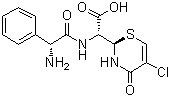 [2R-[2R*[R*(R*)]]]-alpha-[(氨基苯基乙酰基)氨基]-5-氯-3,4-二氢-4-氧代-2H-1,3-噻嗪-2-乙酸分子结构 (CAS 188915-50-6)