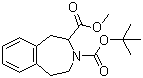 1,2,4,5-四氢-3H-3-苯并氮杂卓-2,3-二羧酸 3-叔丁酯 2-甲酯分子结构 (CAS 188990-13-8)