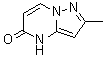 2-甲基吡唑并[1,5-a]嘧啶-5(4H)-酮分子结构 (CAS 189116-35-6)
