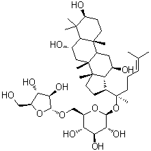 人参皂苷 F5分子结构 (CAS 189513-26-6)