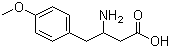 3-氨基-4-(4-甲氧基苯基)丁酸分子结构 (CAS 189693-74-1)