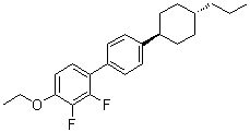 4-乙氧基-2,3-二氟-4'-(反式-4-丙基环己基)-1,1'-联苯分子结构 (CAS 189750-98-9)