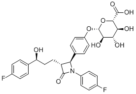 Ezetimibe-glucuronide molecular structure (CAS 190448-57-8)