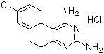 5-(4-氯苯基)-6-乙基嘧啶-2,4-二胺盐酸盐分子结构 (CAS 19085-09-7)