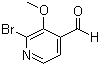 2-溴-3-甲氧基吡啶-4-甲醛分子结构 (CAS 191418-78-7)