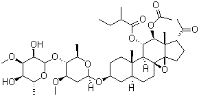 通关藤苷 H分子结构 (CAS 191729-45-0)