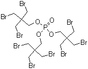 三(三溴新戊基)磷酸酯分子结构 (CAS 19186-97-1)