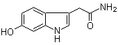6-羟基-1H-吲哚-3-乙酰胺分子结构 (CAS 192184-73-9)